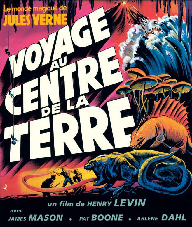 affiche du film Voyage au Centre de la Terre (1959)