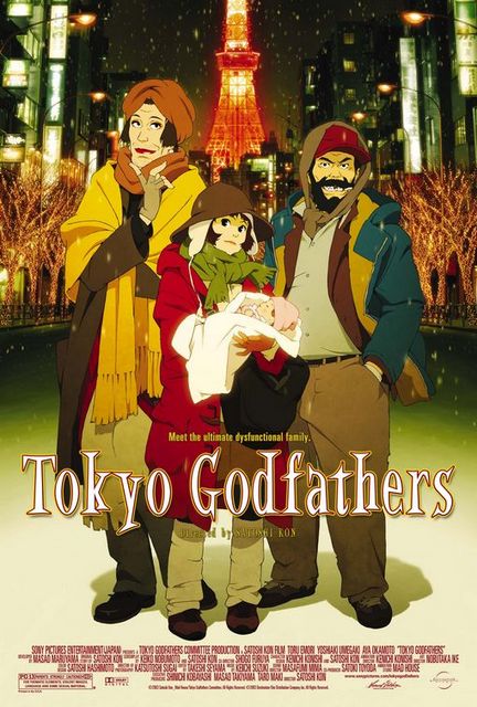 affiche du film Tokyo Godfathers