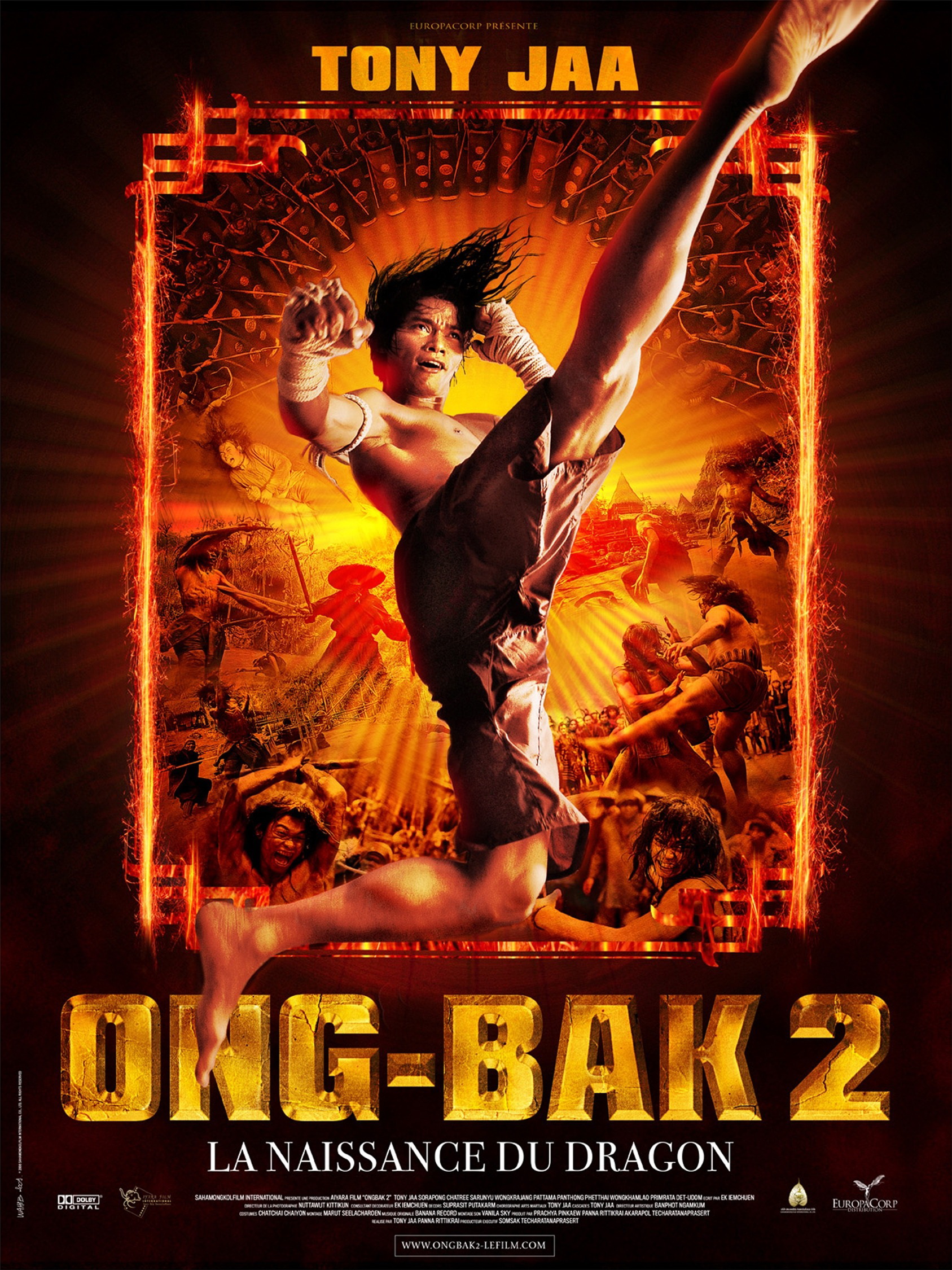 affiche du film Ong-Bak 2, la naissance du dragon