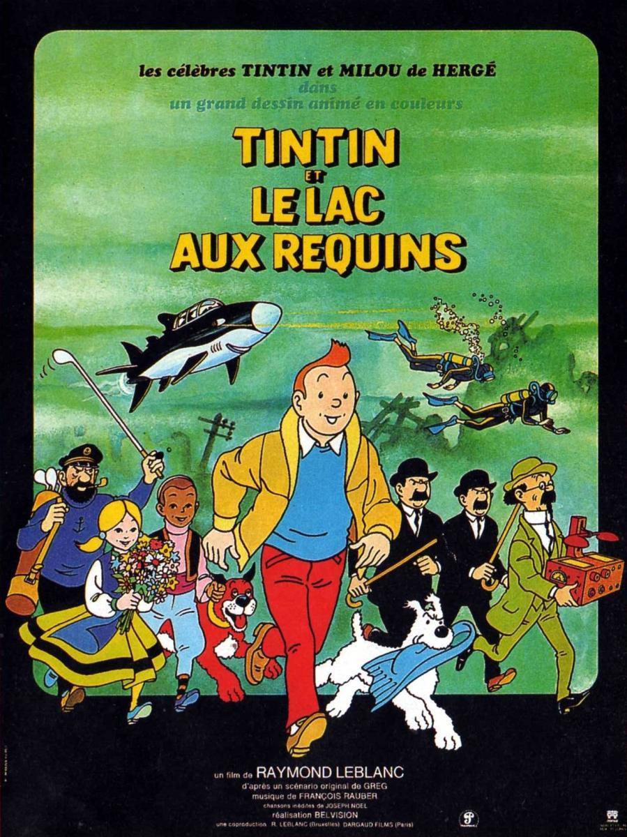 affiche du film Tintin et le lac aux requins
