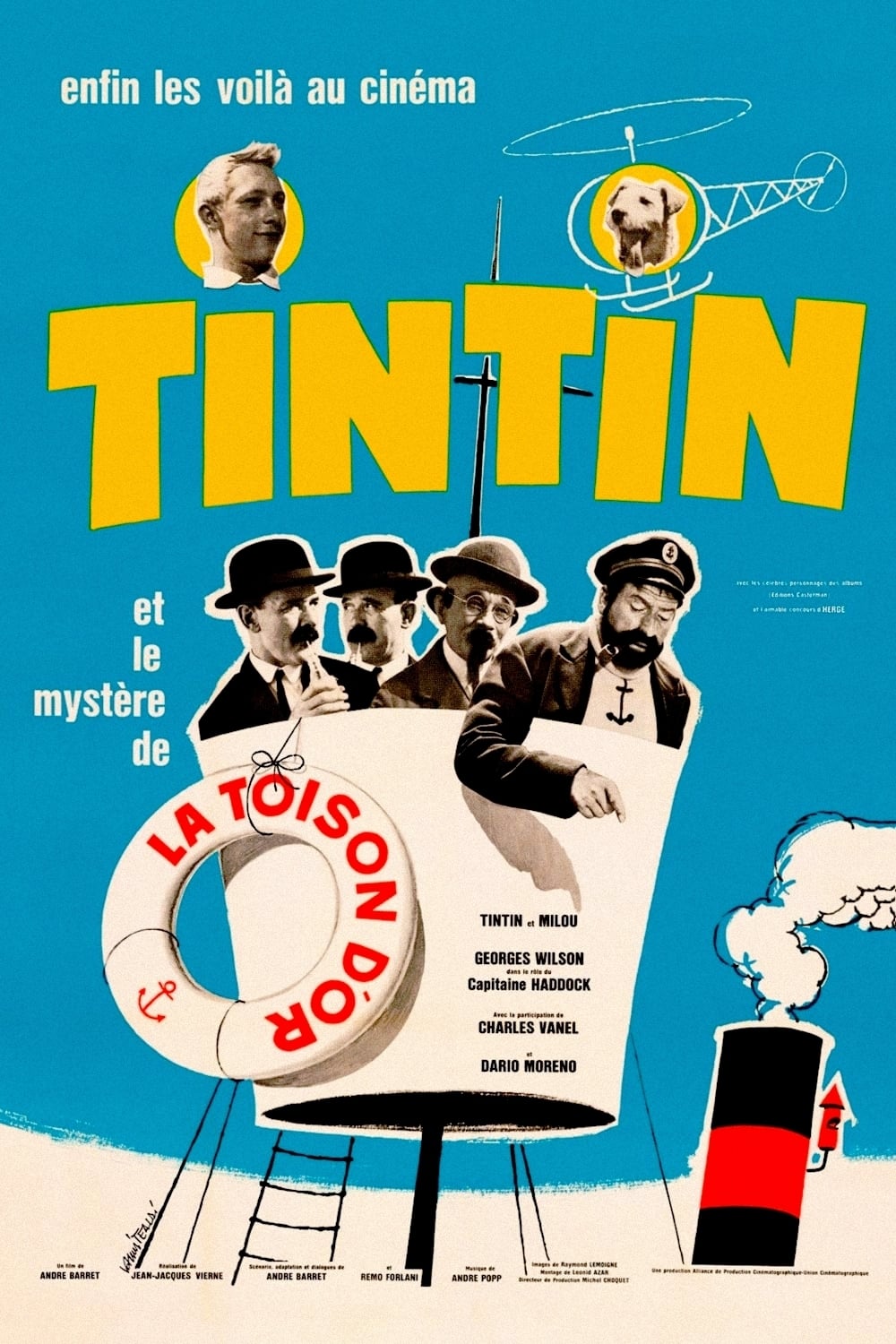 affiche du film Tintin et le mystère de la Toison d'Or