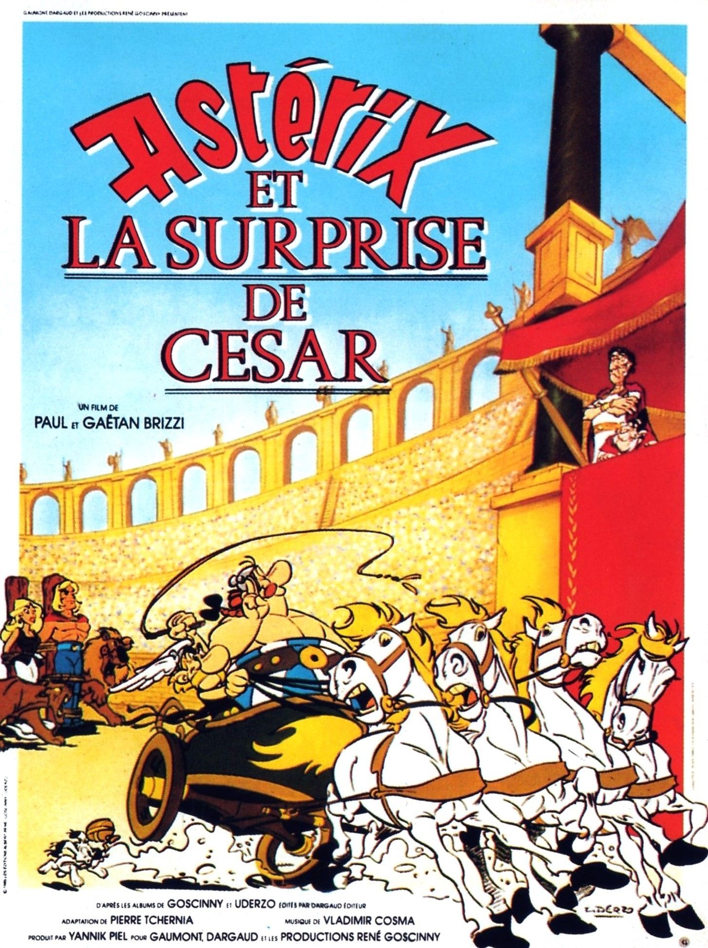 affiche du film Astérix et la surprise de César