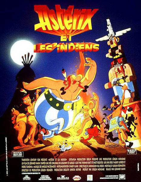 affiche du film Asterix et les Indiens