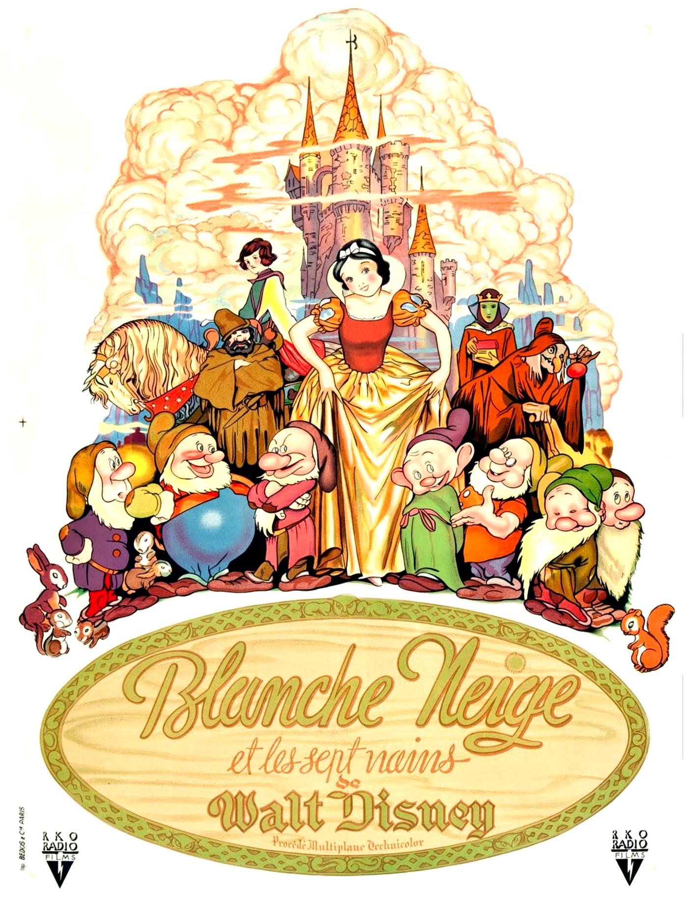 affiche du film Blanche Neige et les sept nains