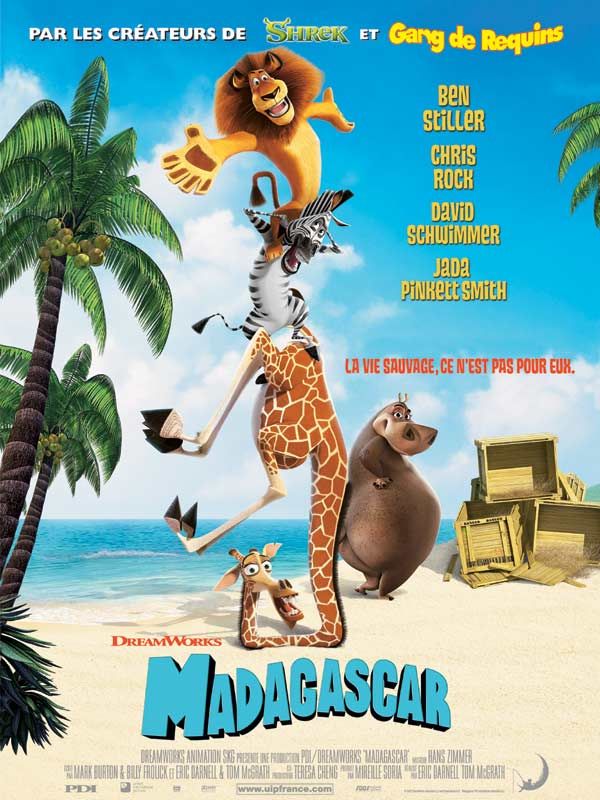 affiche du film Madagascar