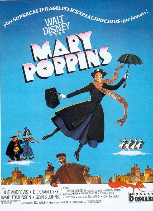 affiche du film Mary Poppins