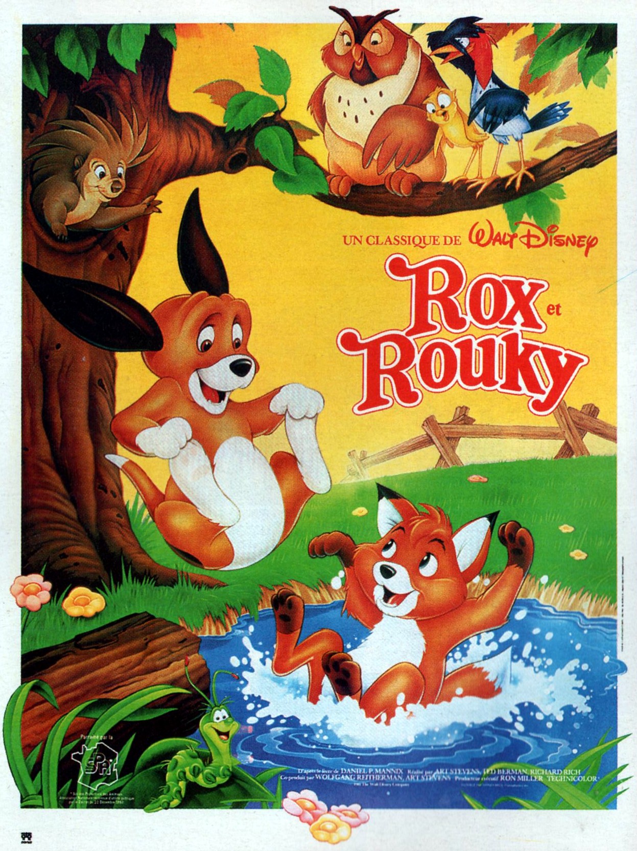 affiche du film Rox et Rouky