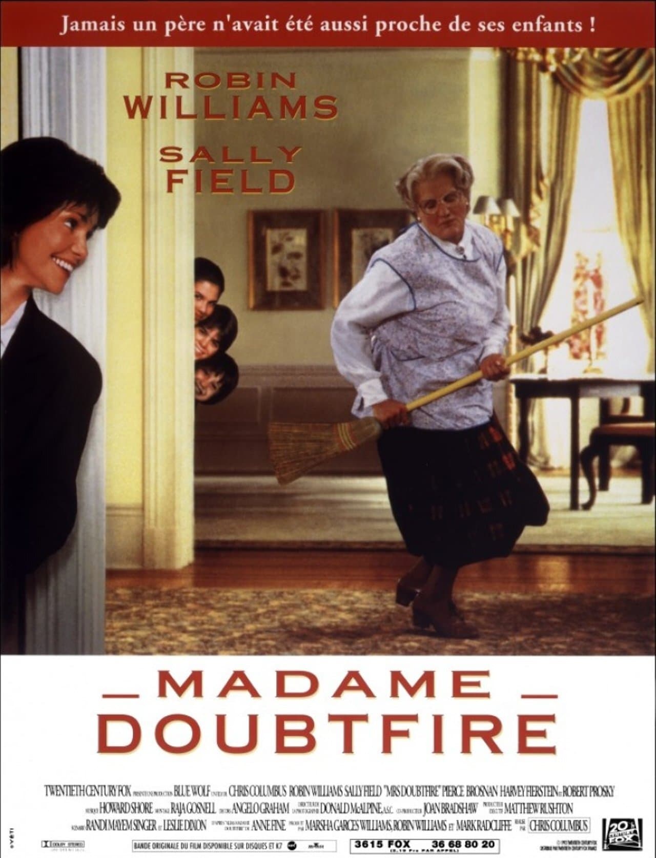 affiche du film Madame Doubtfire