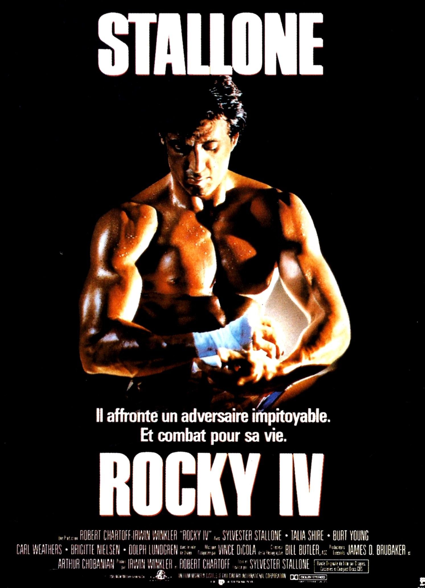 affiche du film Rocky IV
