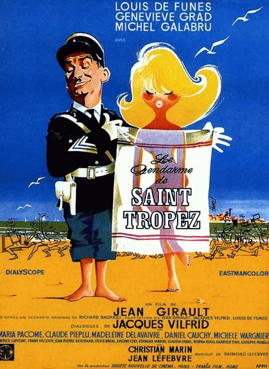 affiche du film Le Gendarme de Saint-Tropez