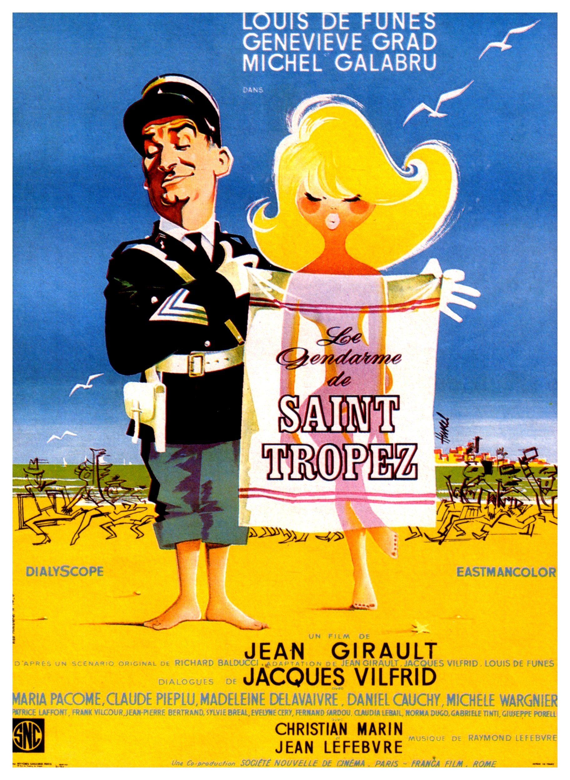 affiche du film Le gendarme de Saint-Tropez