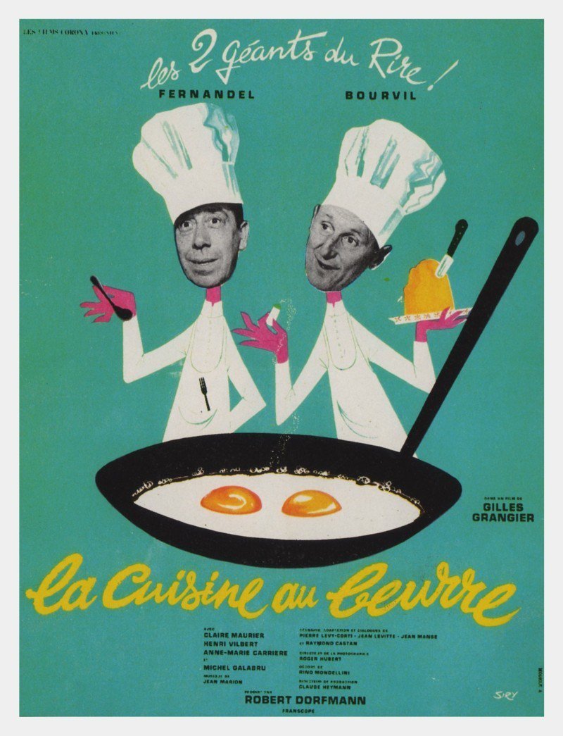 affiche du film La Cuisine au beurre