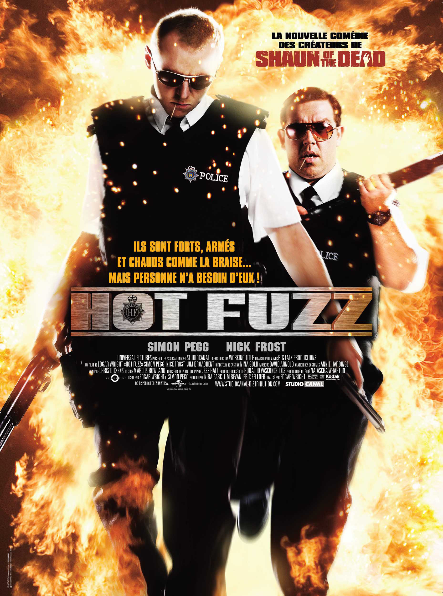 affiche du film Hot Fuzz