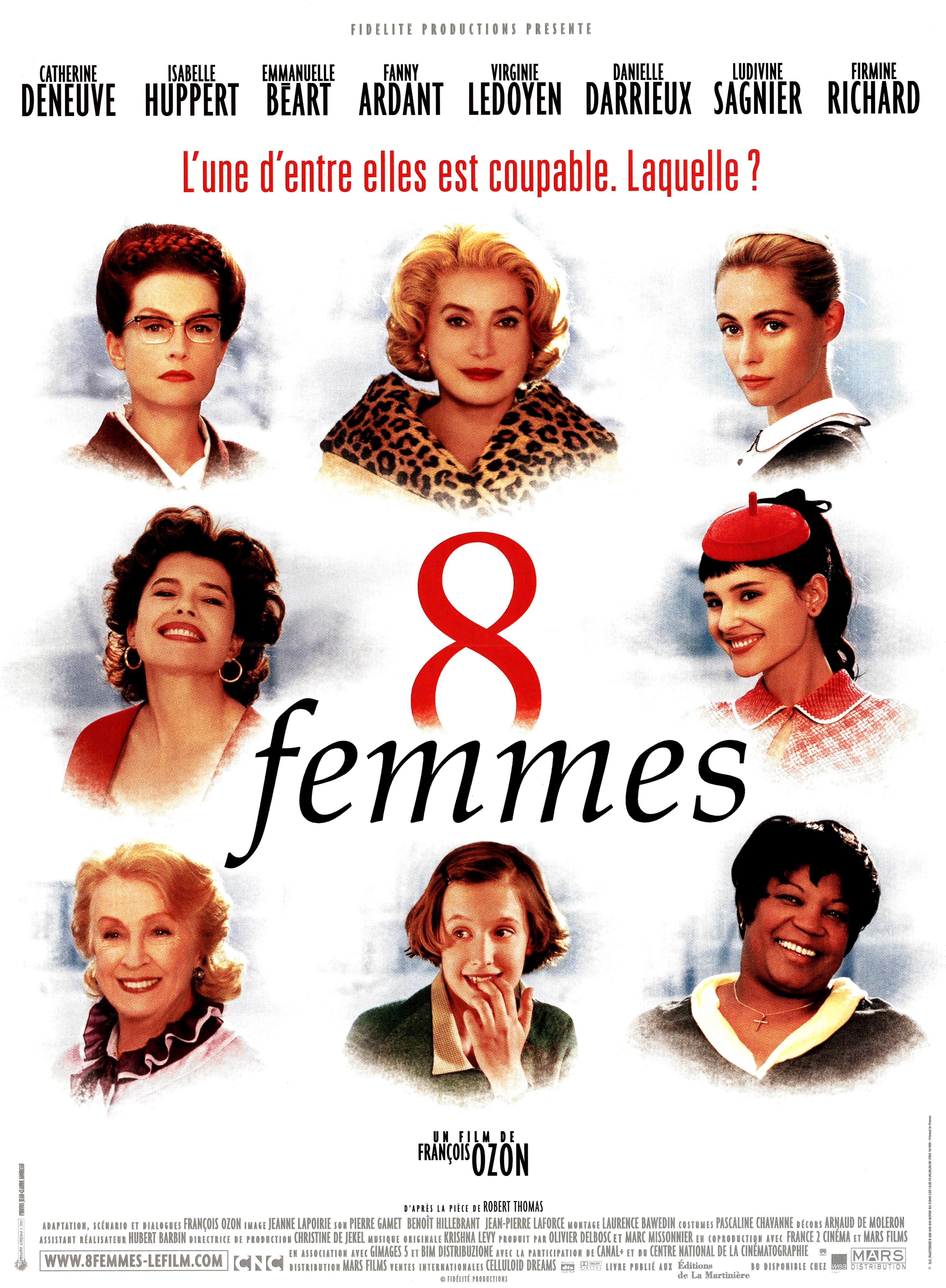 affiche du film 8 femmes