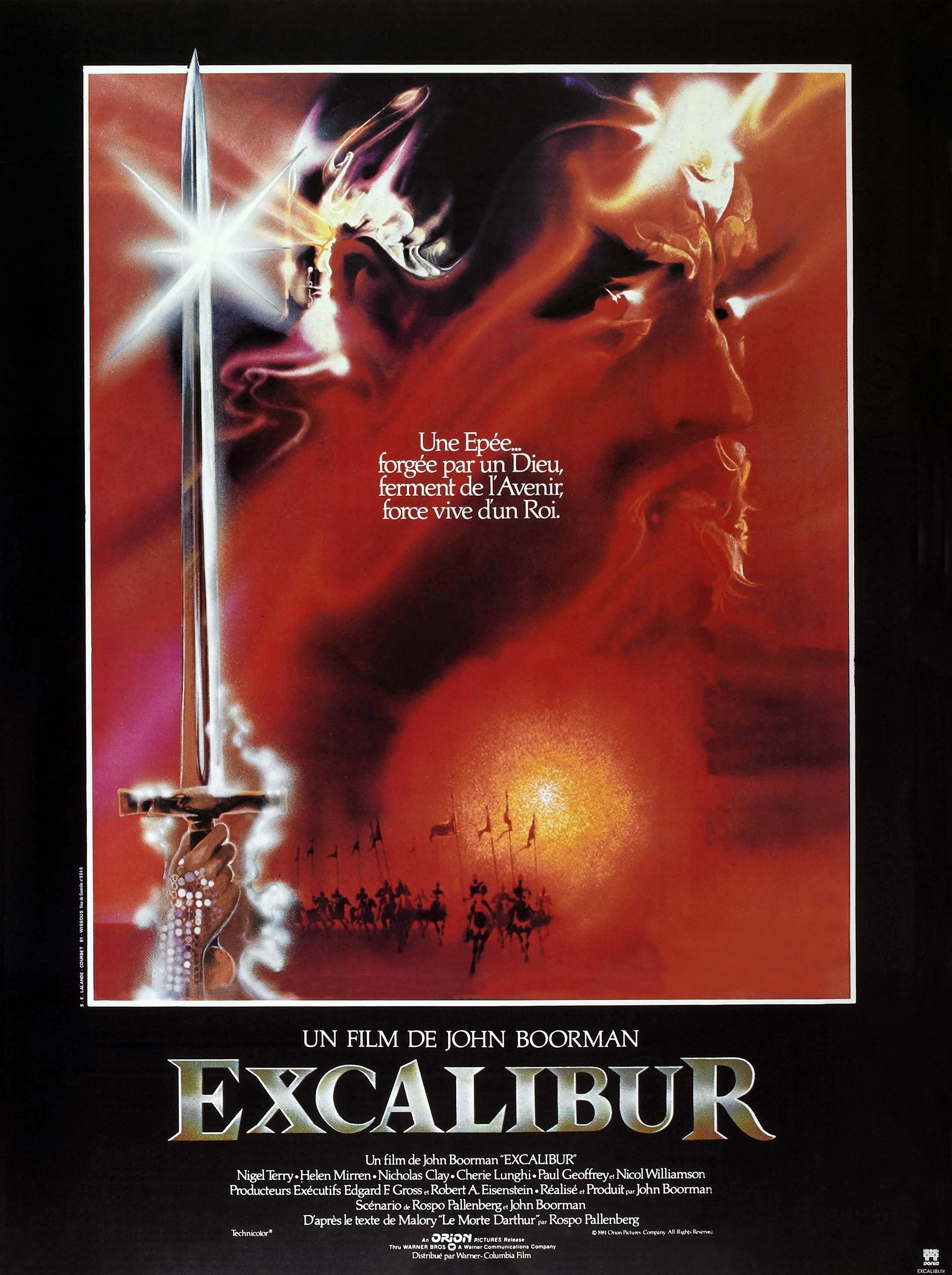 affiche du film Excalibur