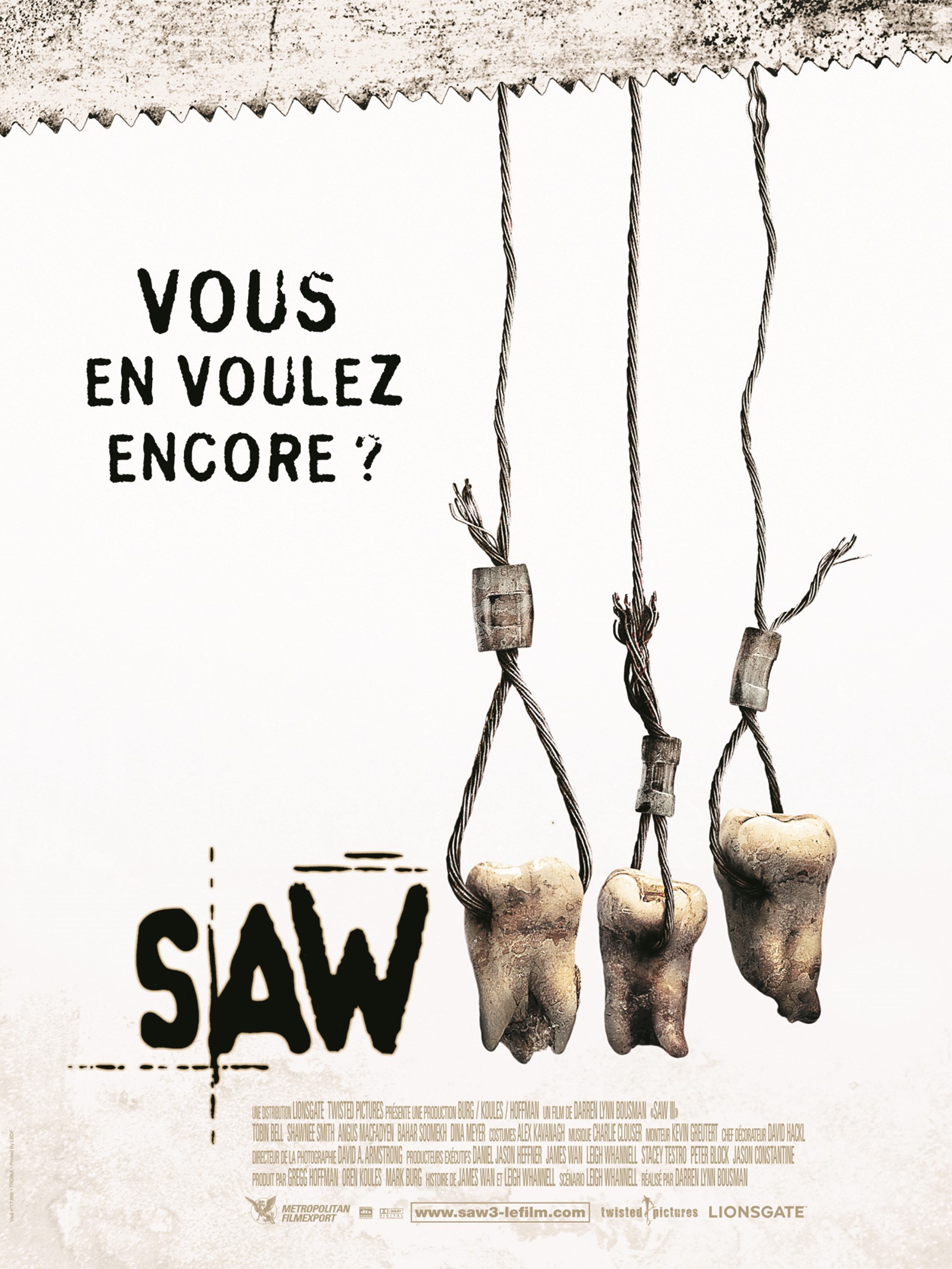 affiche du film Saw III