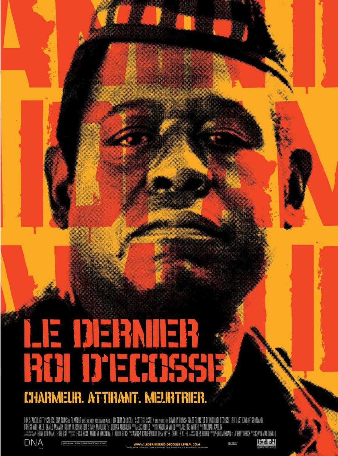 affiche du film Le dernier roi d'Écosse