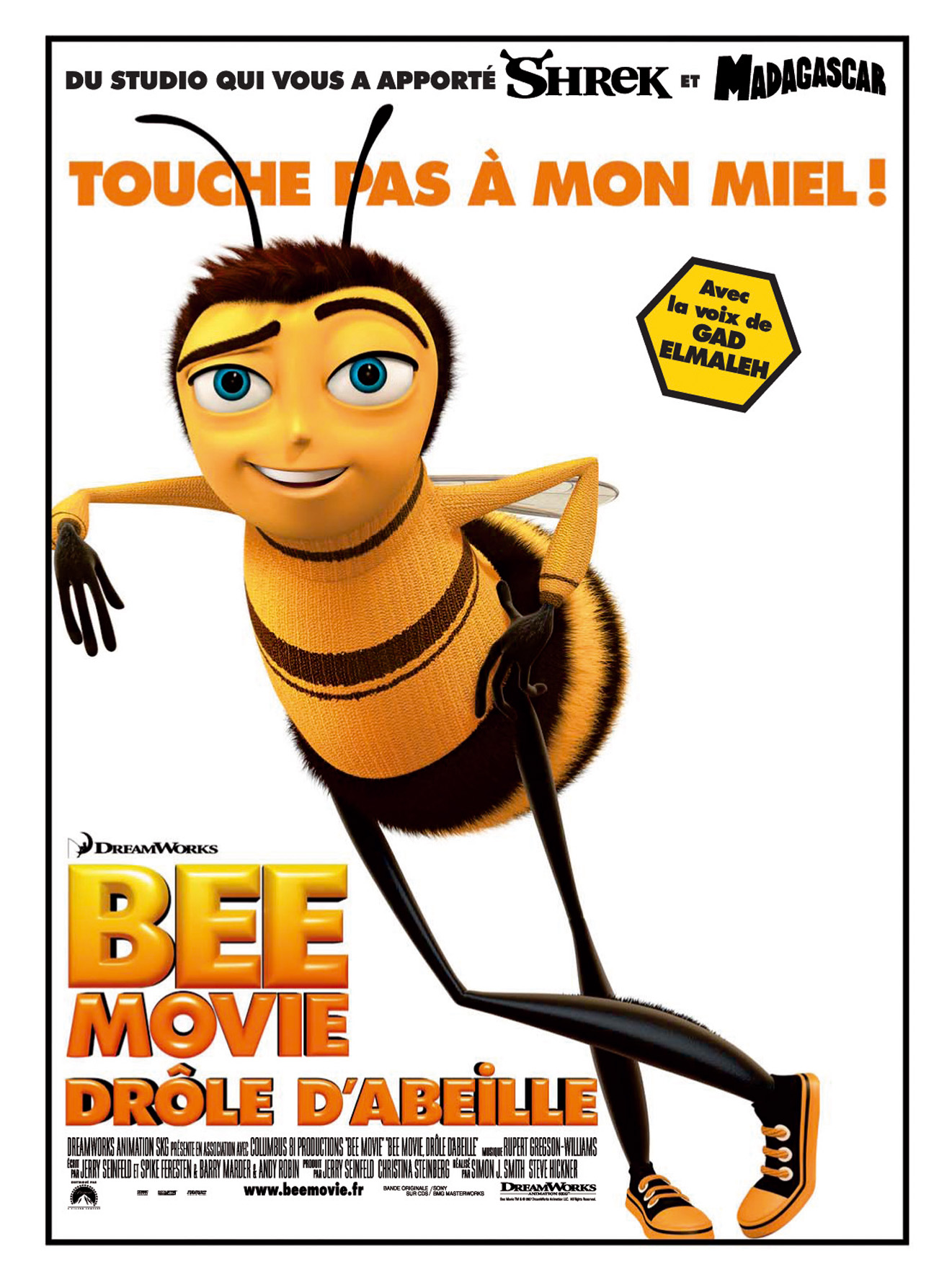 affiche du film Bee Movie - Drôle d'abeille