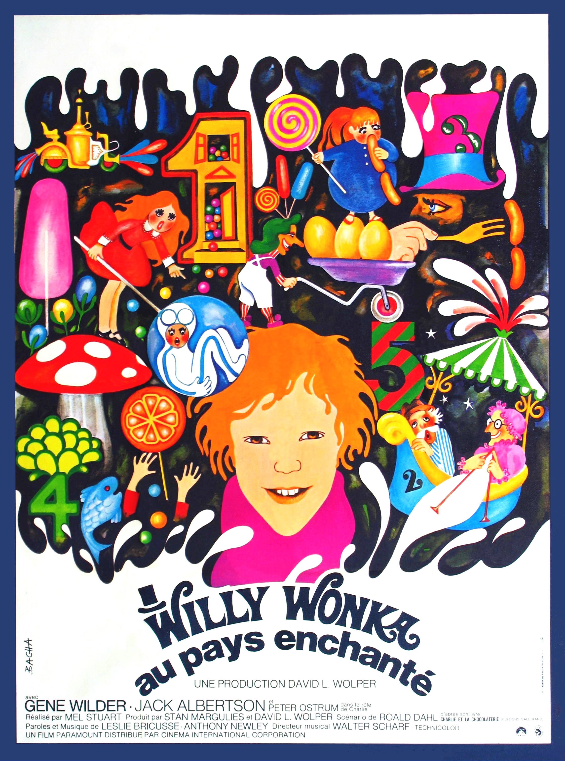 affiche du film Willy Wonka au pays enchanté