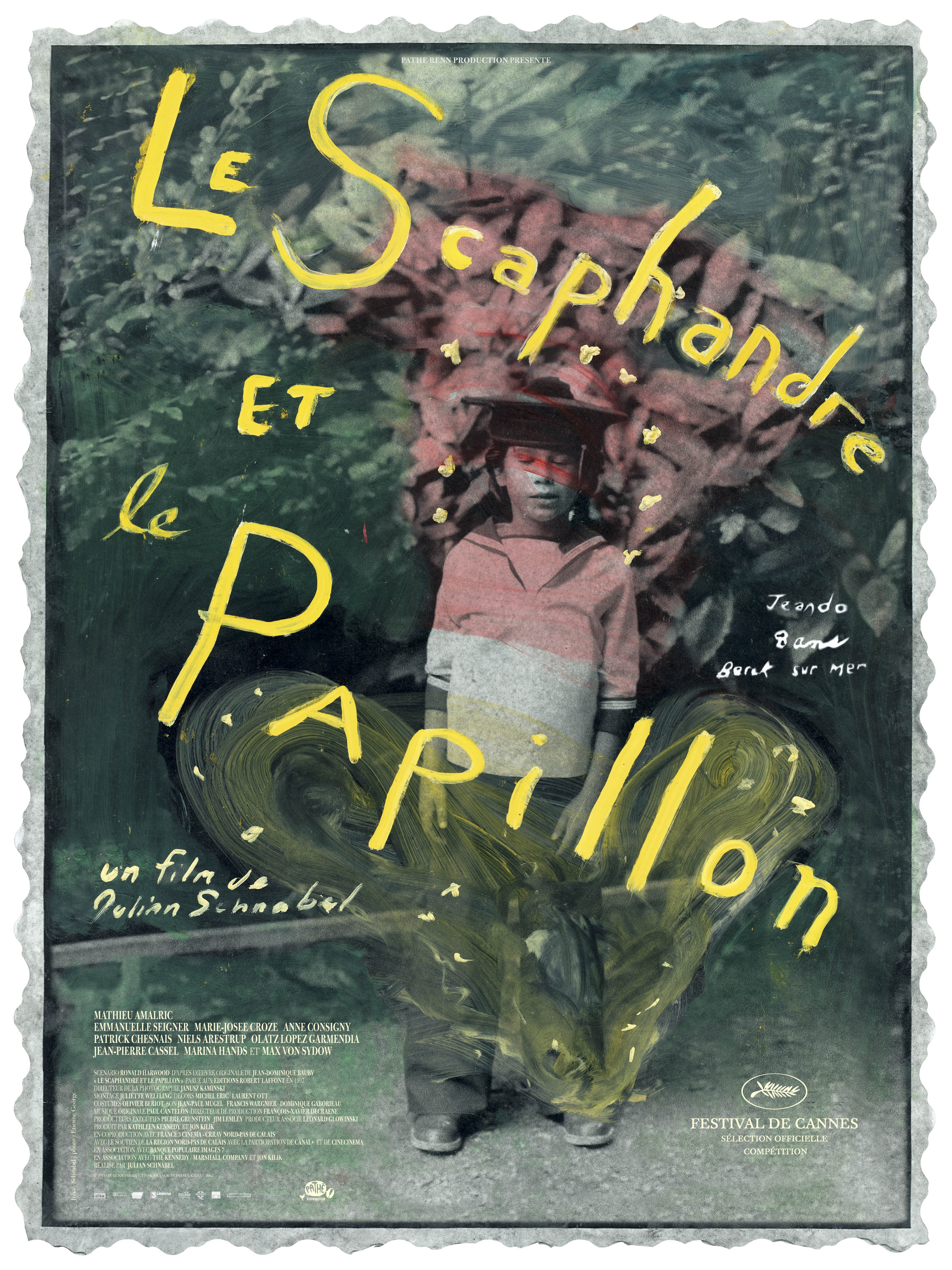 affiche du film Le Scaphandre et le Papillon