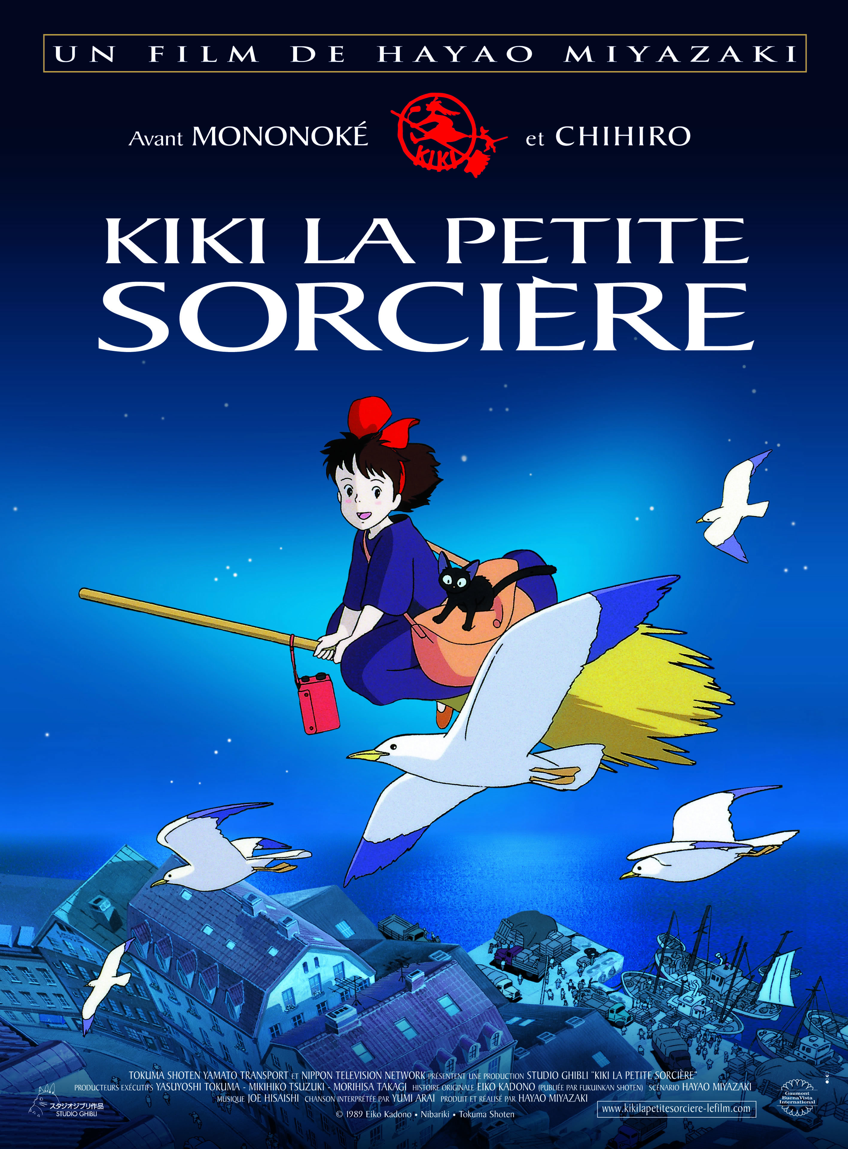 affiche du film Kiki, la petite sorcière