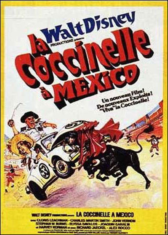 affiche du film La coccinelle à Mexico