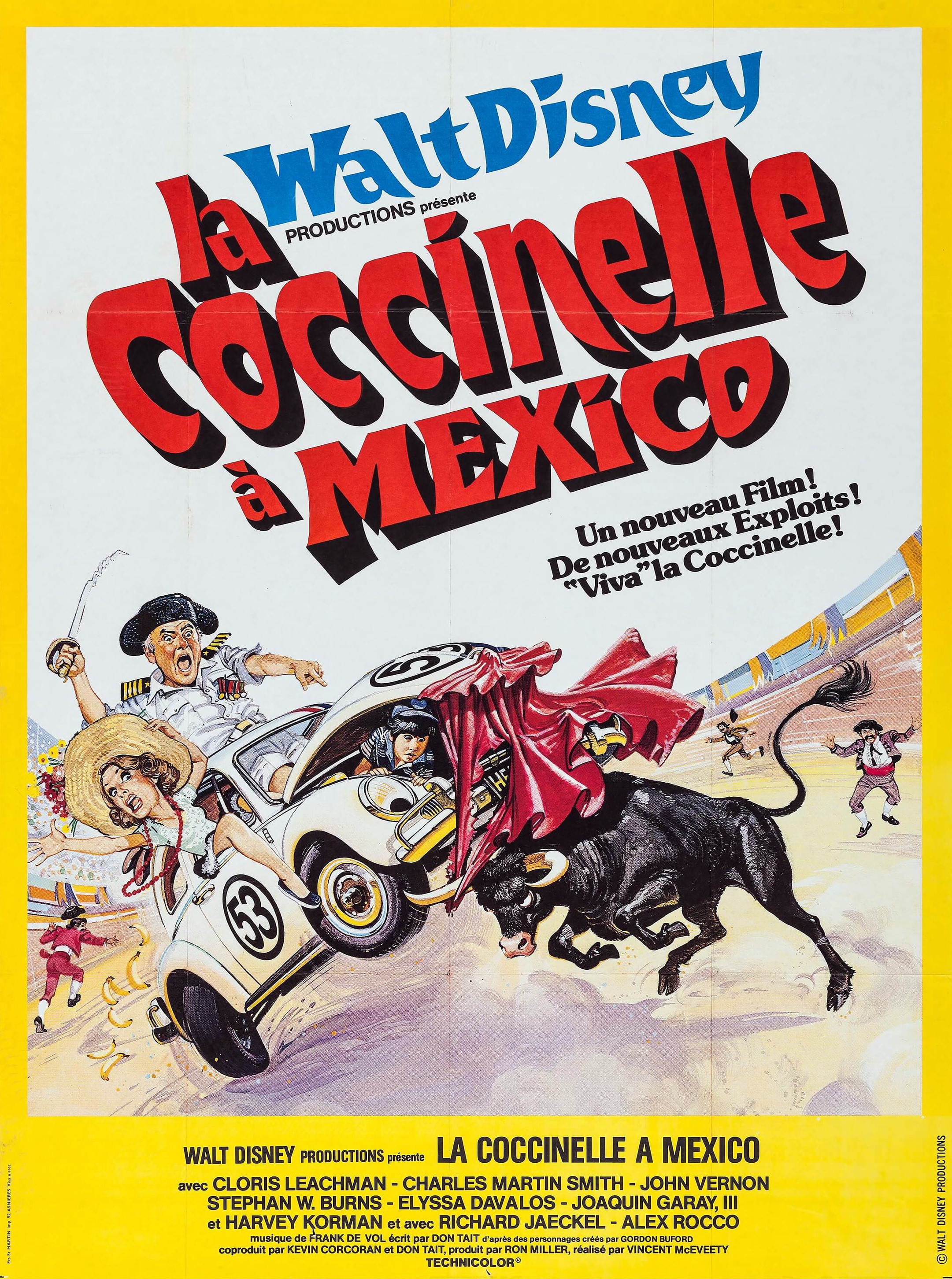 affiche du film La coccinelle à Mexico