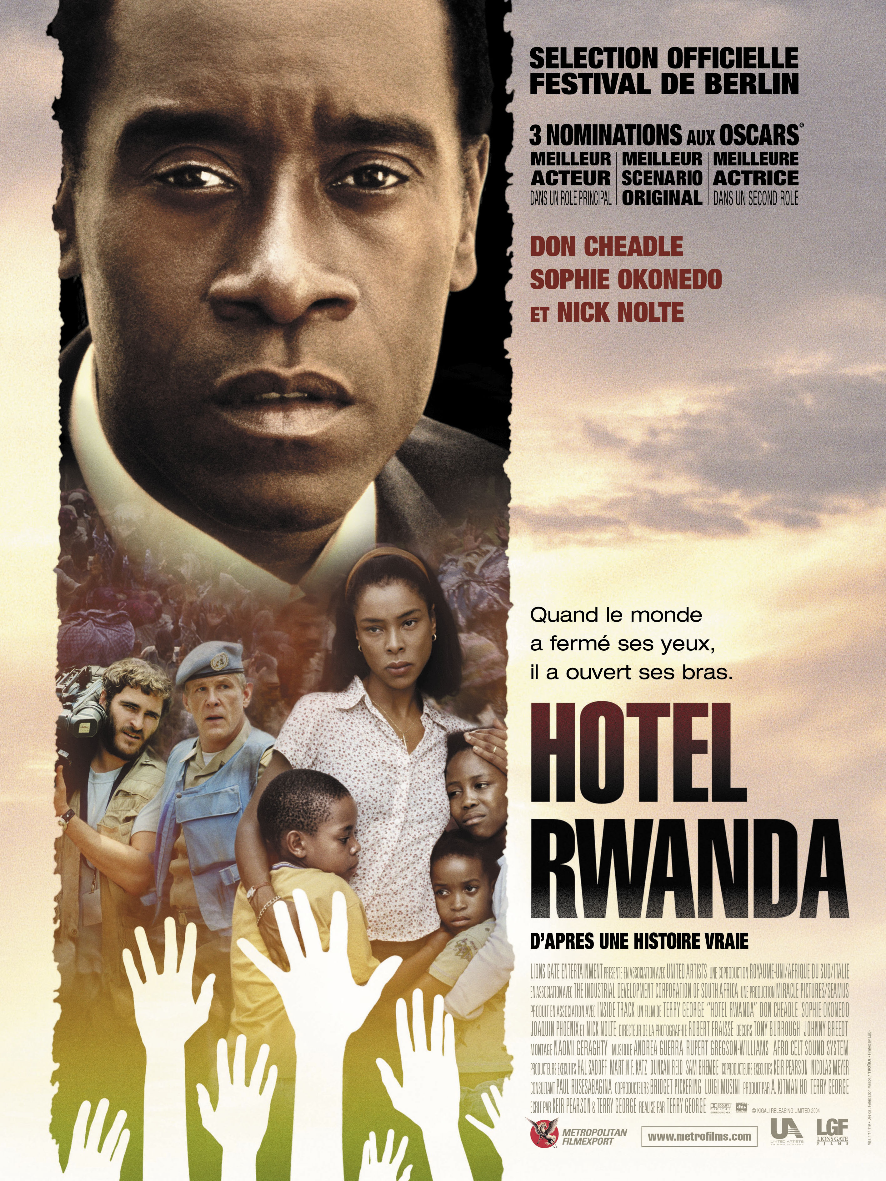 affiche du film Hôtel Rwanda