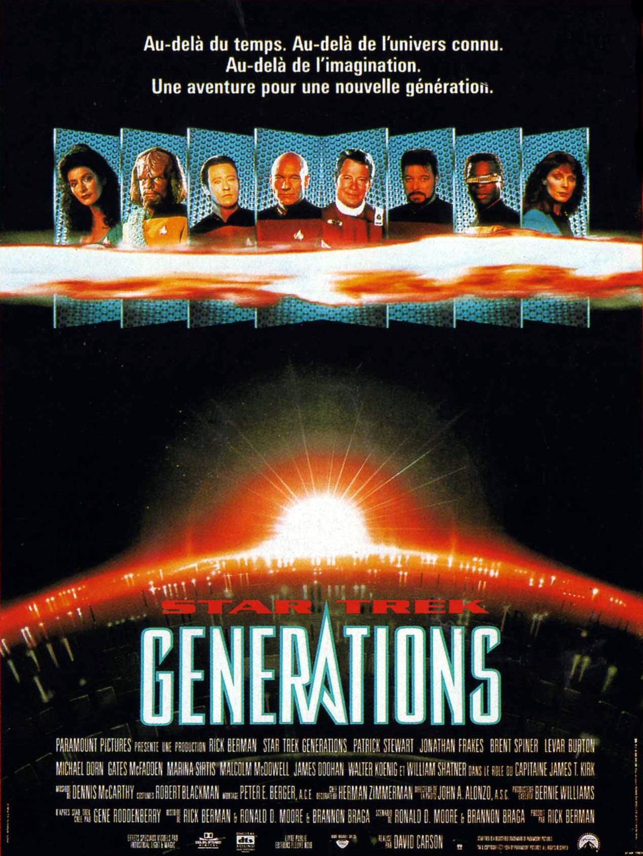 affiche du film Star Trek : Générations