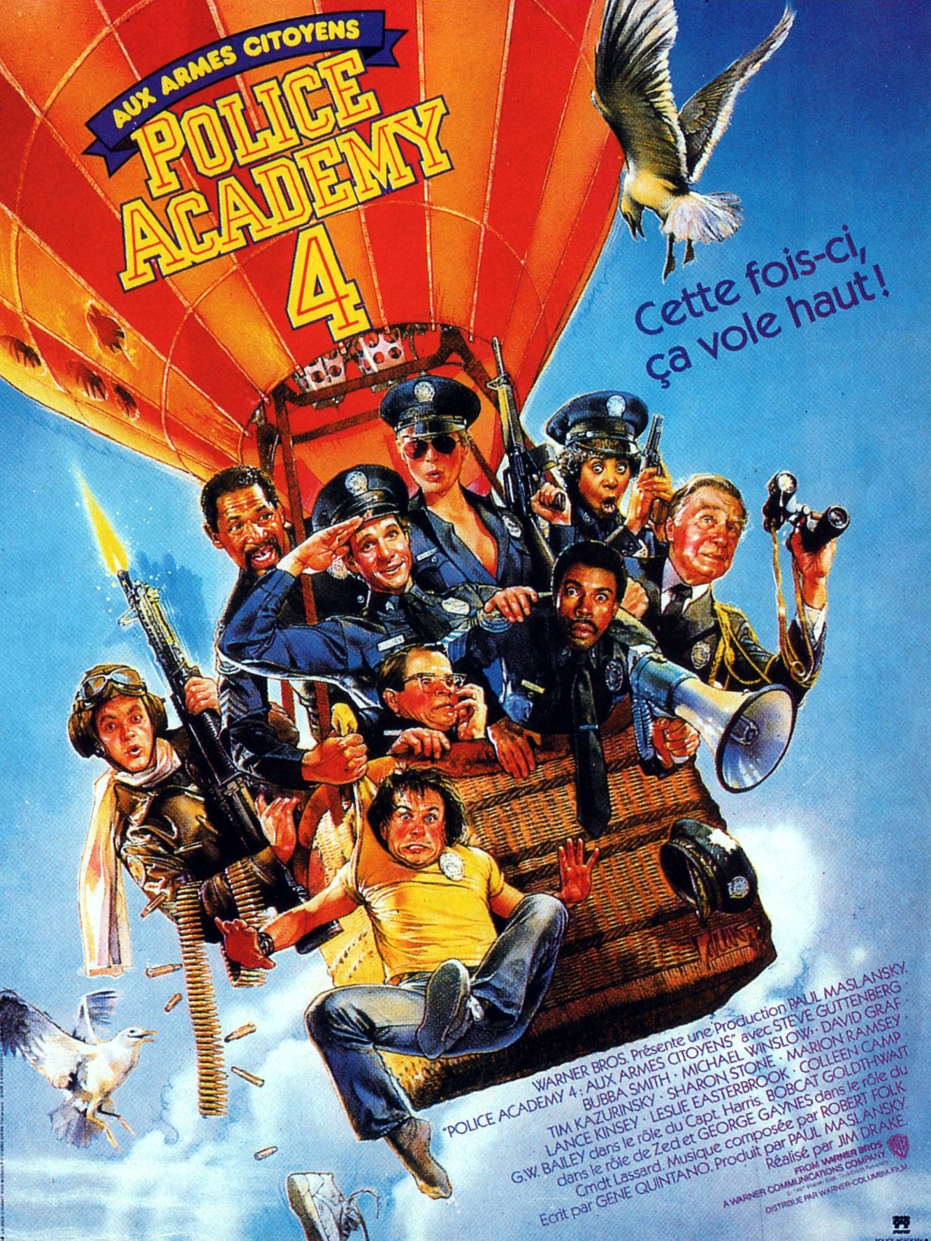 affiche du film Police Academy 4 : Aux armes citoyens