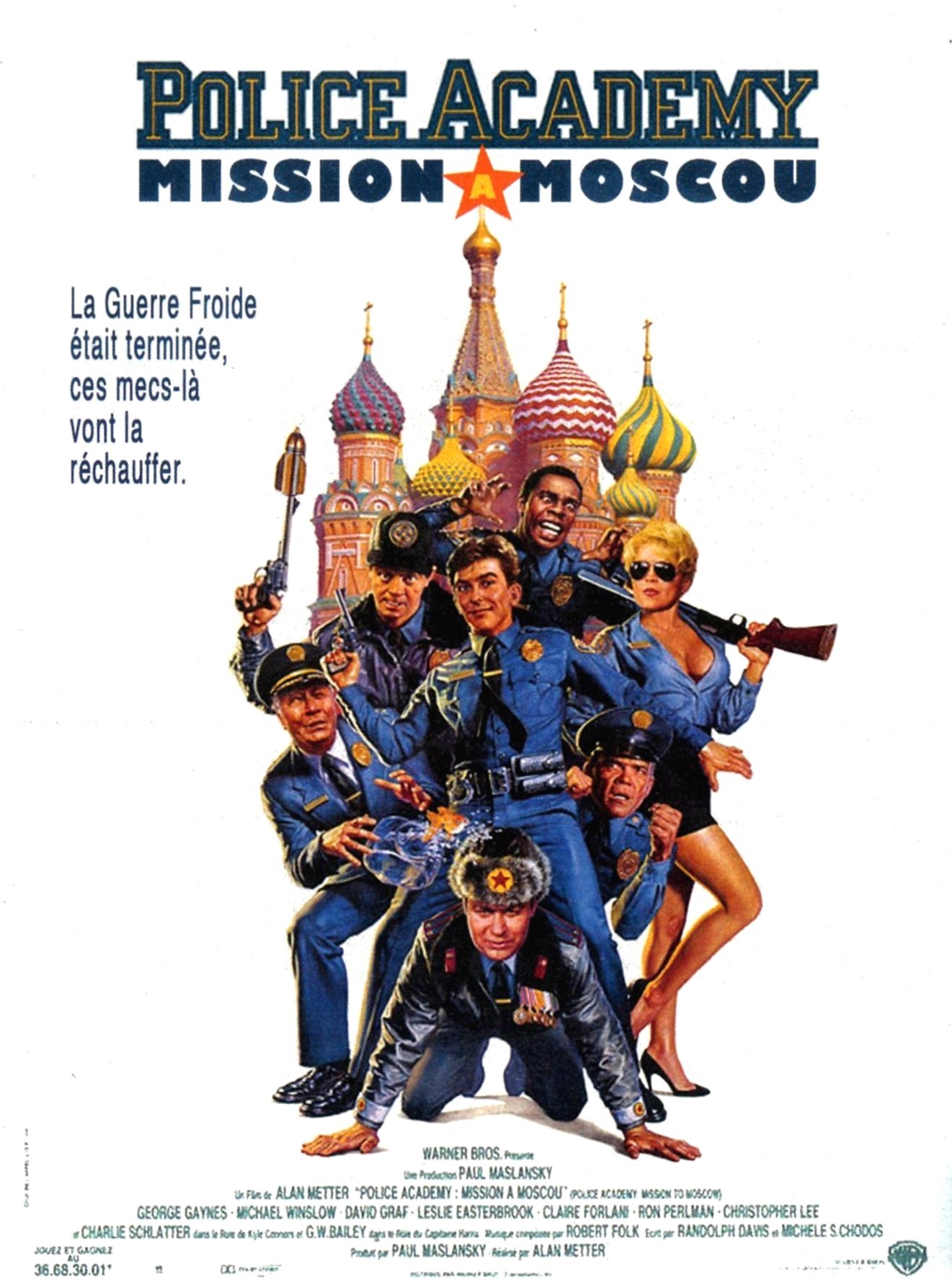 affiche du film Police Academy : Mission à Moscou