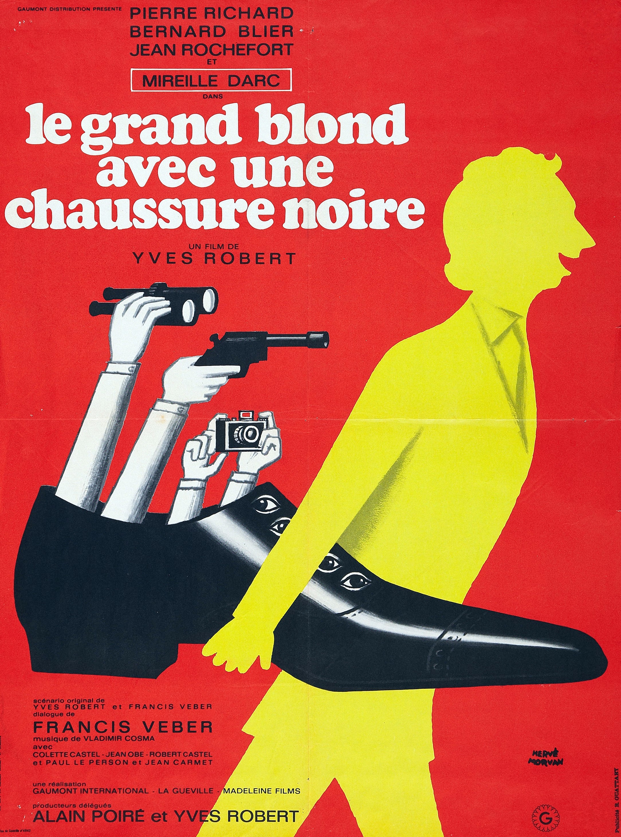 affiche du film Le Grand Blond avec une chaussure noire