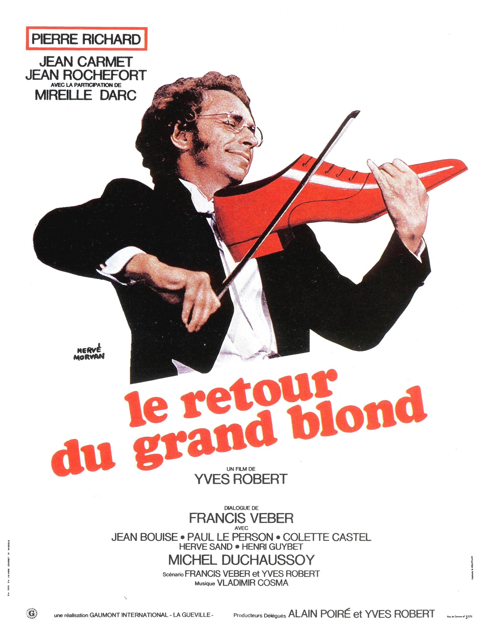 affiche du film Le Retour du grand blond