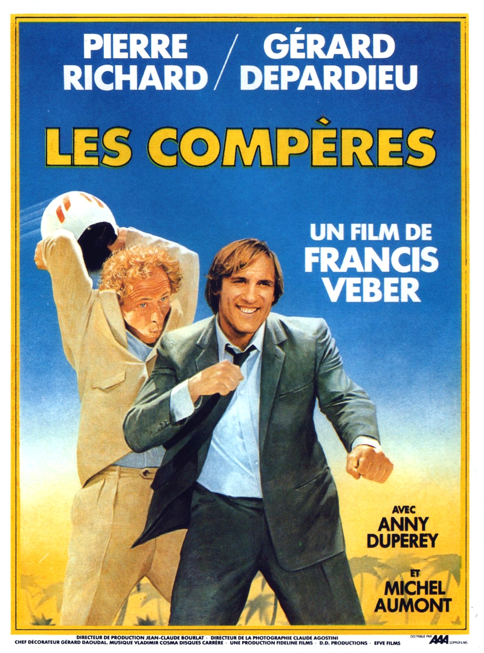 affiche du film Les compères