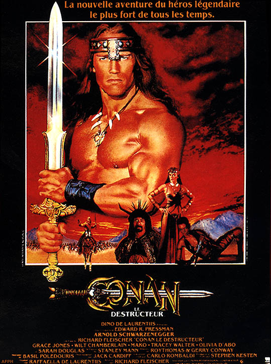 affiche du film Conan le Destructeur
