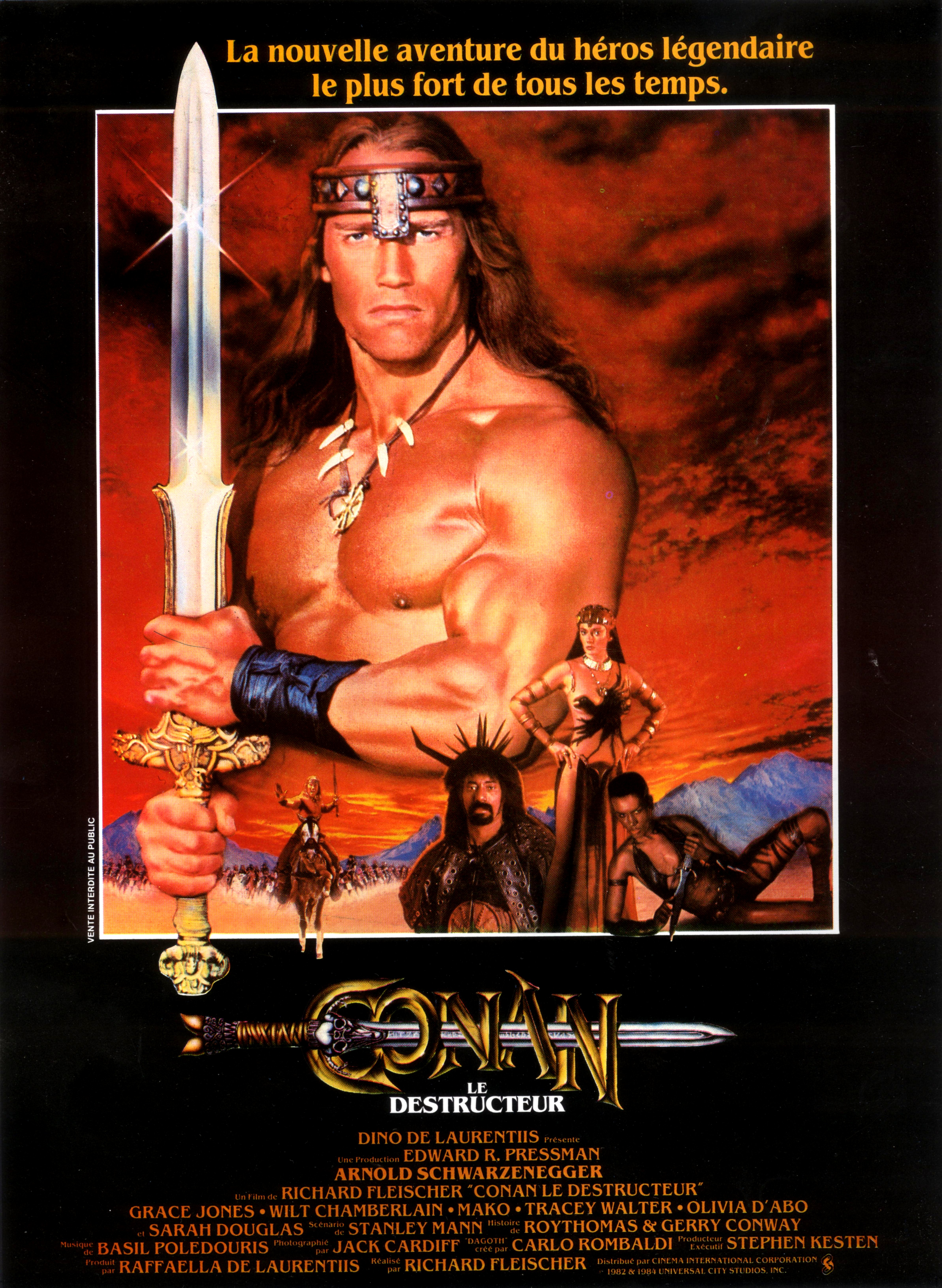 affiche du film Conan le Destructeur