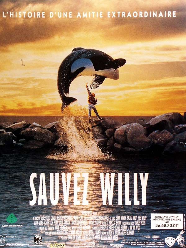 affiche du film Sauvez Willy