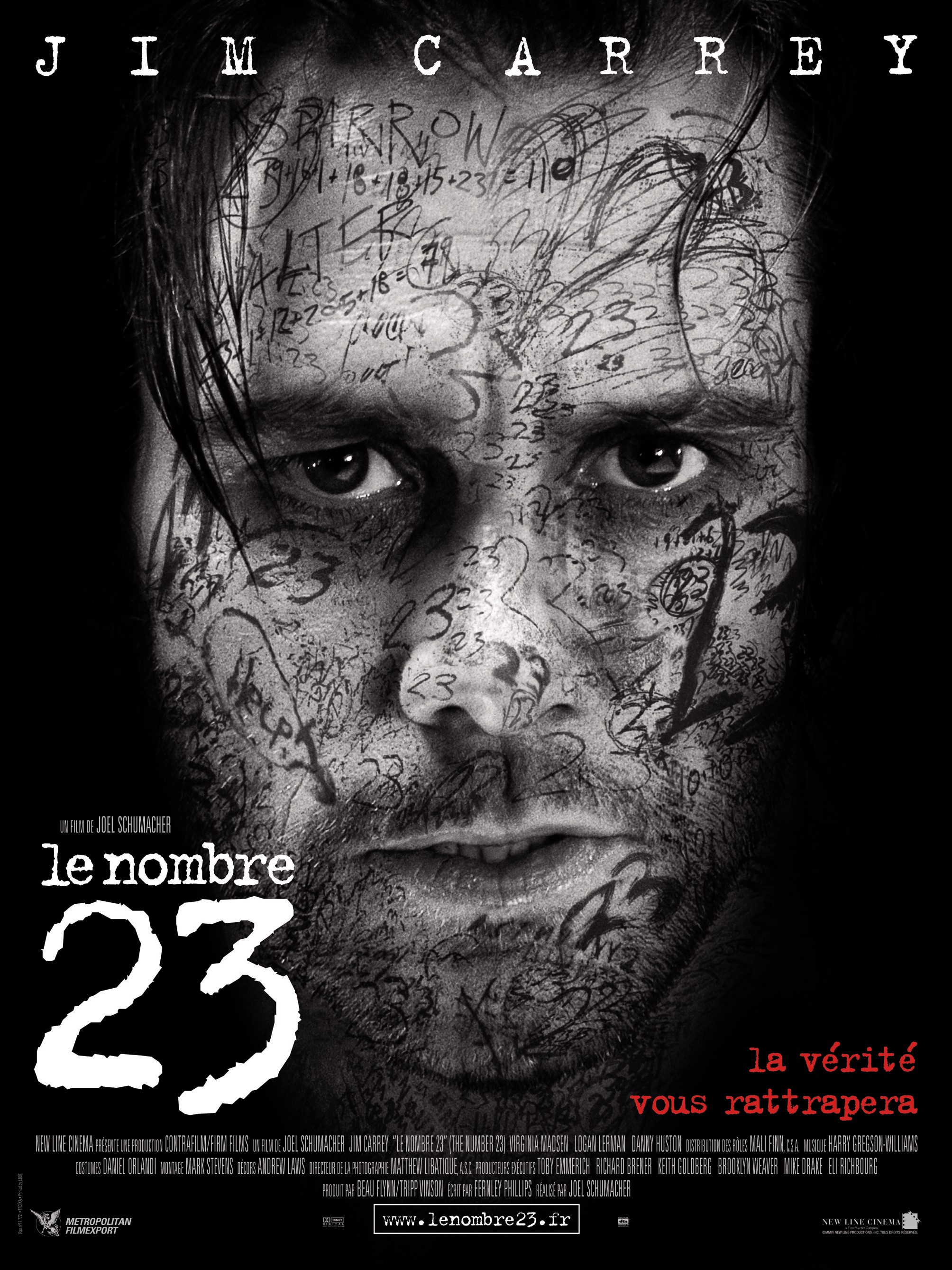 affiche du film Le nombre 23