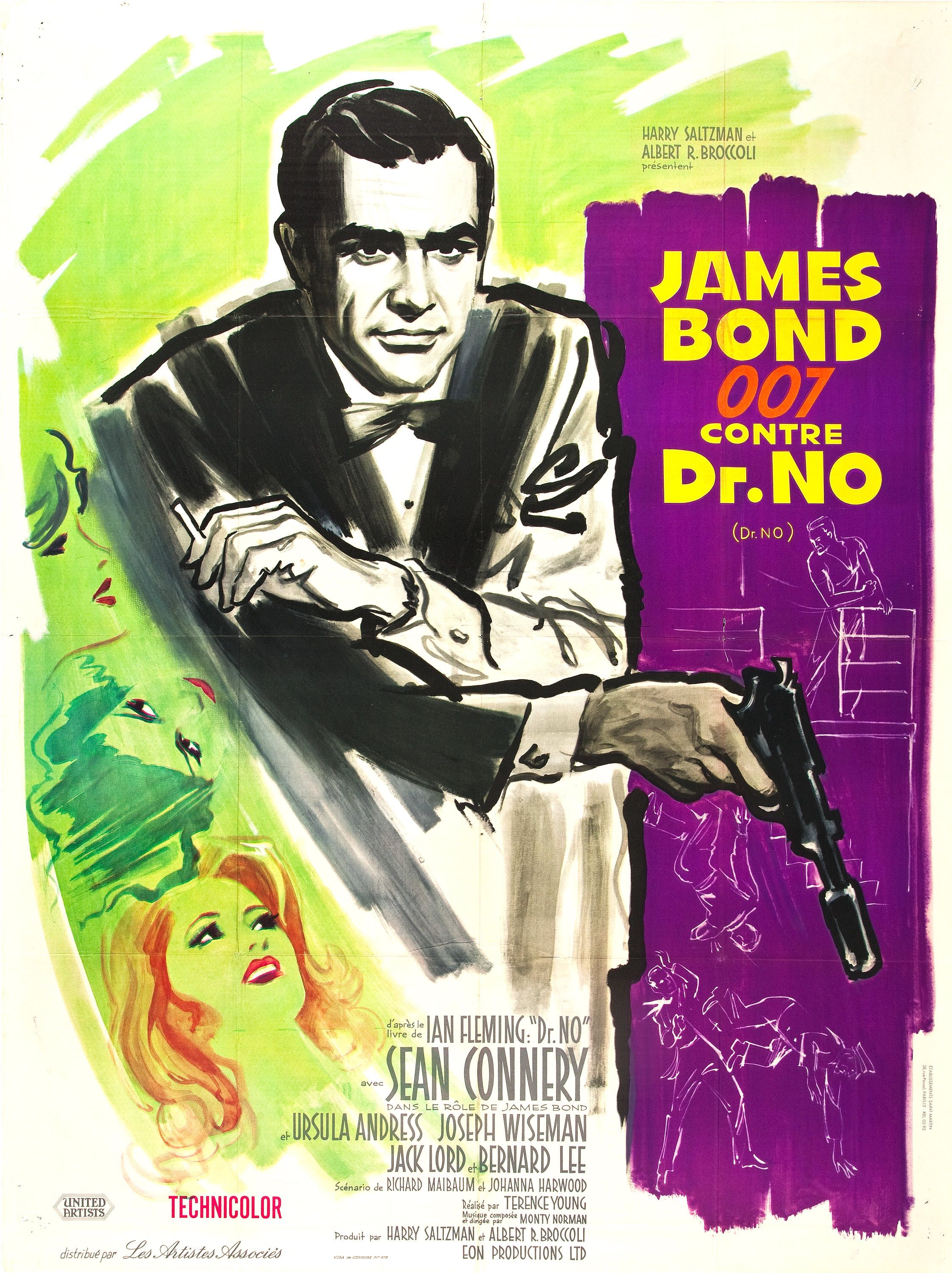 affiche du film James Bond 007 contre Dr. No