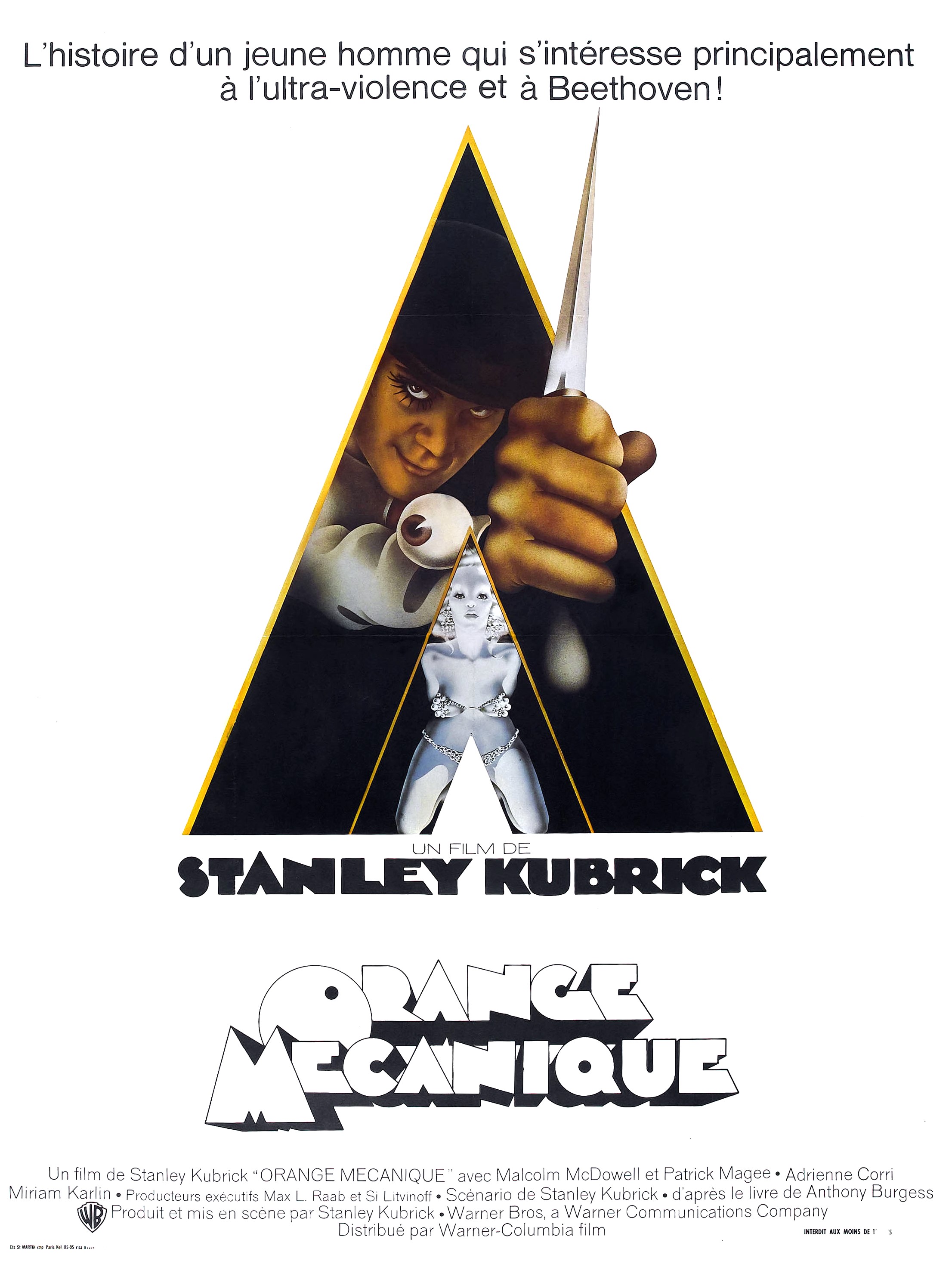 affiche du film Orange mécanique