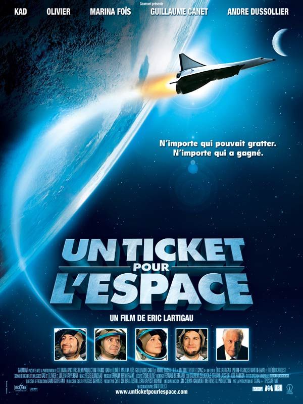 affiche du film Un ticket pour l'espace