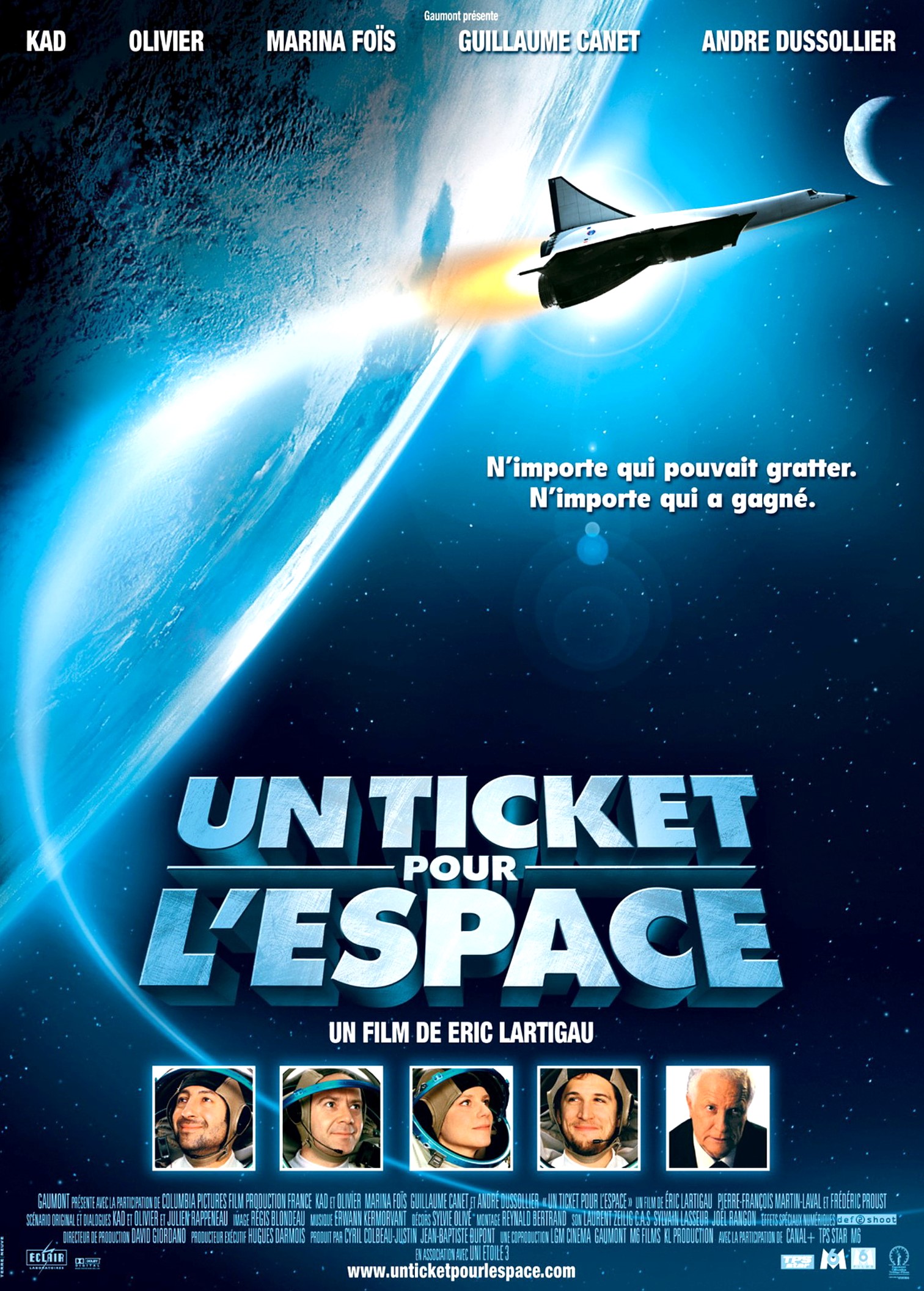 affiche du film Un ticket pour l'espace