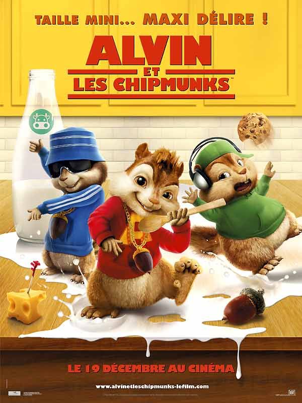 affiche du film Alvin et les Chipmunks