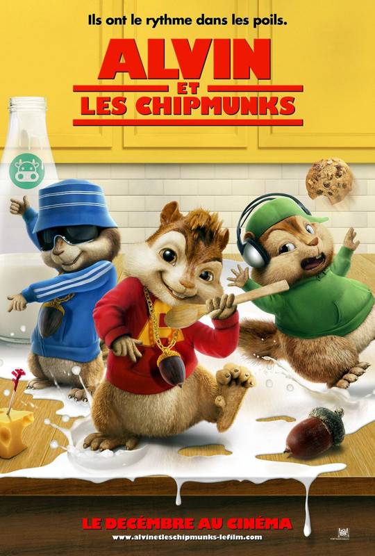 affiche du film Alvin et les Chipmunks