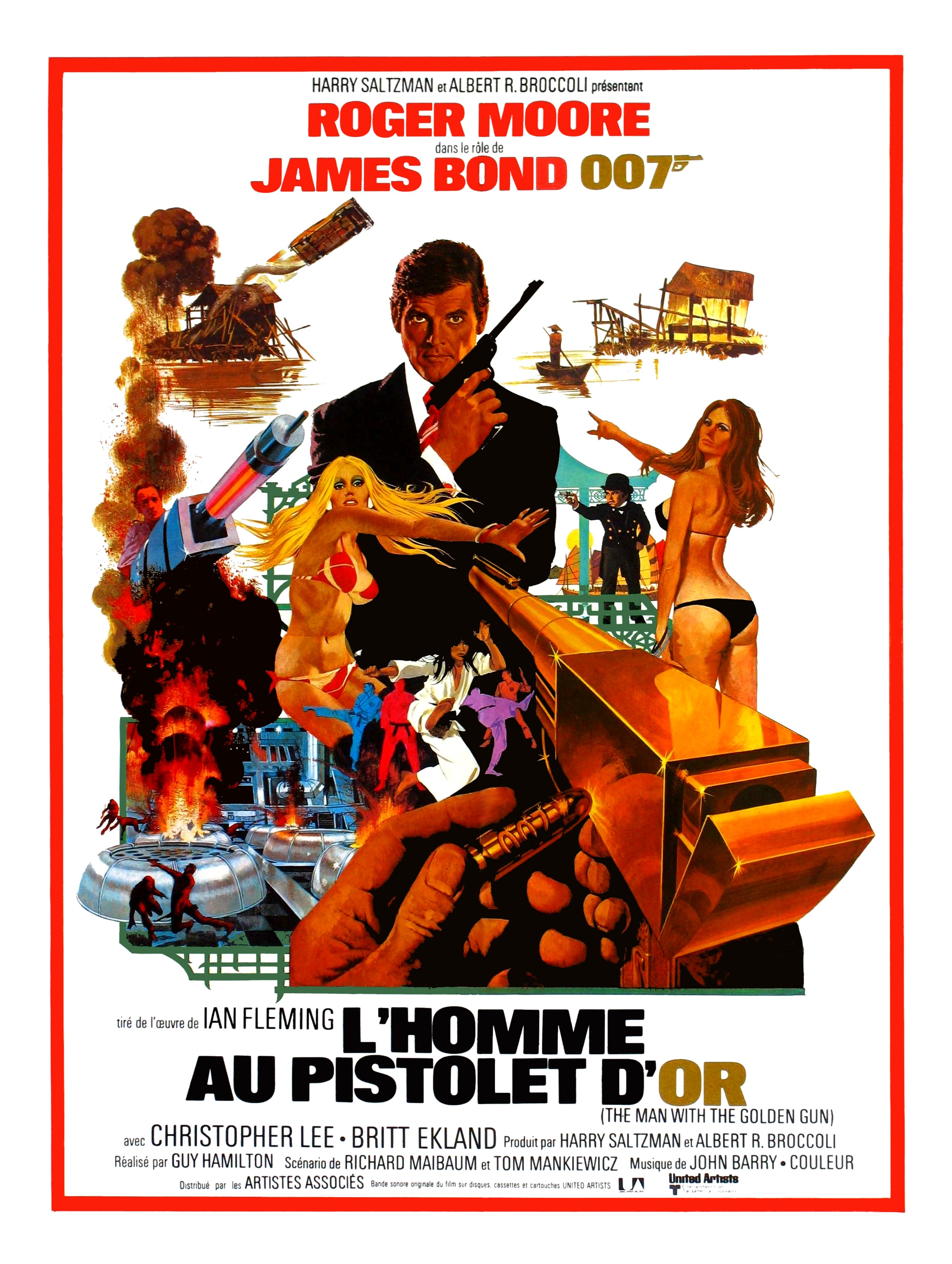 affiche du film L'homme au pistolet d'or