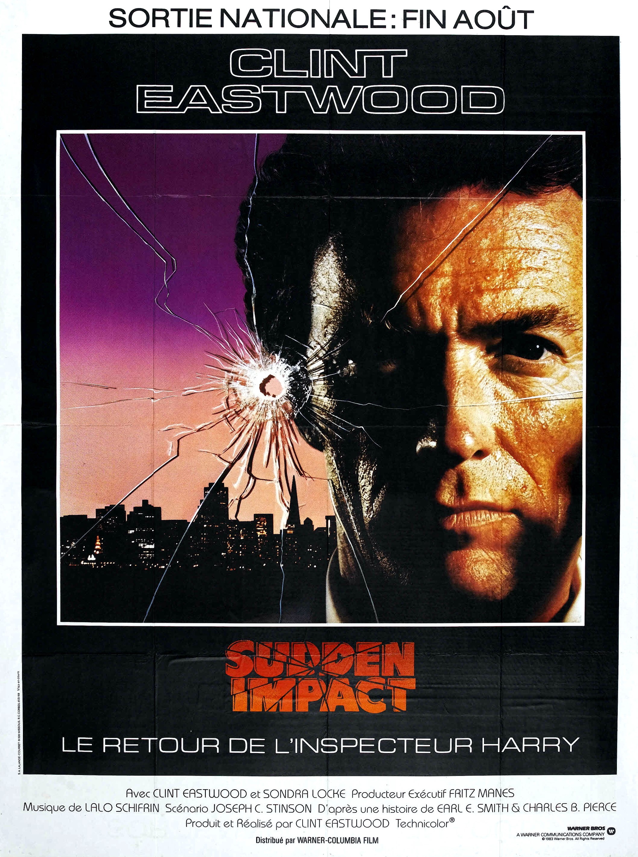 affiche du film Sudden Impact : Le retour de l'inspecteur Harry