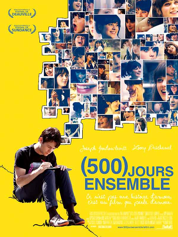 affiche du film (500) jours ensemble