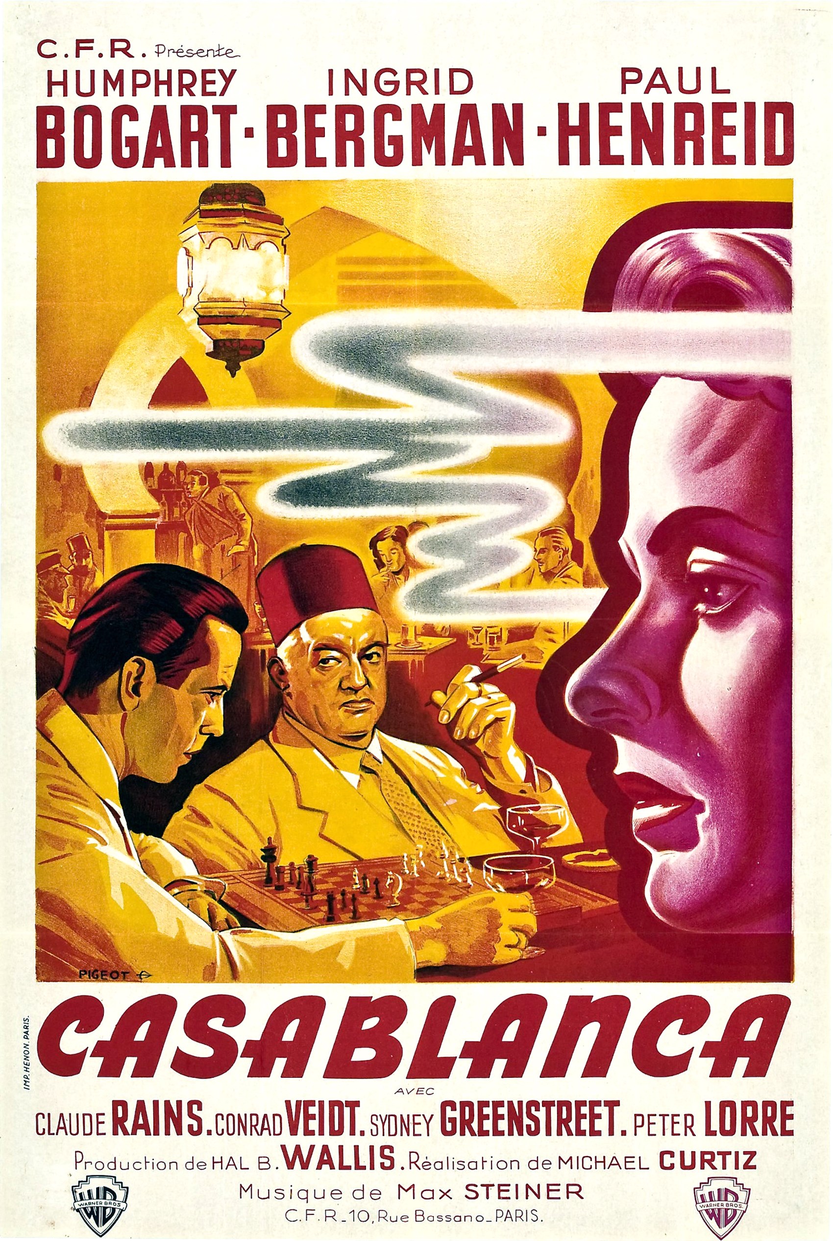 affiche du film Casablanca