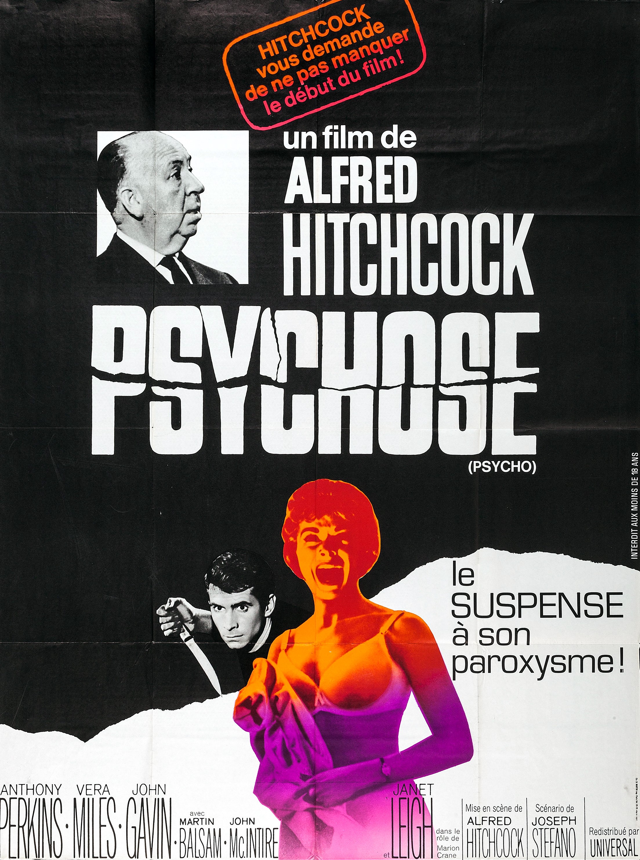 affiche du film Psychose