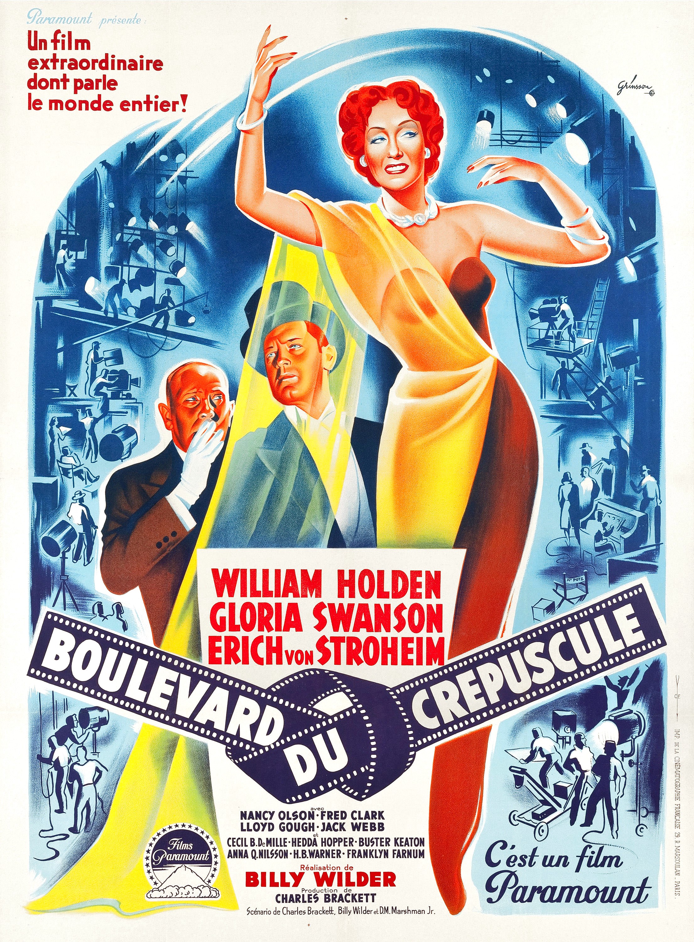 affiche du film Boulevard du Crépuscule